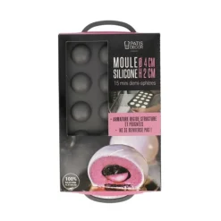 Cerf Dellier Moule silicone 15 demi-sphères Ø 4 cm