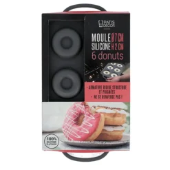 Cerf Dellier Moule silicone 6 donuts Ø 7 cm