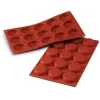 Cerf Dellier Moule silicone 15 flans 5 cm