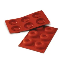 Cerf Dellier Moule silicone 6 grands savarins