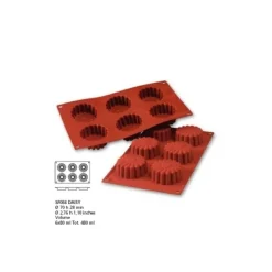 Cerf Dellier Moule silicone 6 marguerites