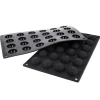 Cerf Dellier Moule silicone 24 mini demi-sphères Ø 3 cm