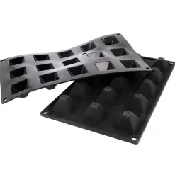 Cerf Dellier Moule silicone 15 mini pyramides