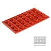 Cerf Dellier Moule silicone 28 mini savarins ovales