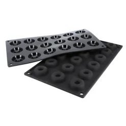 Cerf Dellier Moule silicone 18 mini-savarins Ø 4 cm