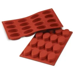 Cerf Dellier Moule silicone 16 ovales