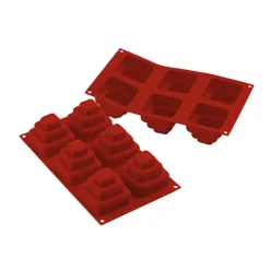 Cerf Dellier Moule silicone 6 pièces montées