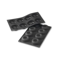 Cerf Dellier Moule silicone 8 savarins 6,5 cm