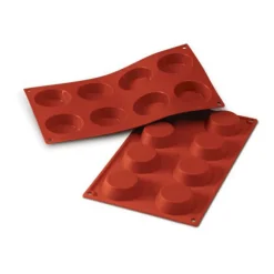 Cerf Dellier Moule silicone 8 tartelettes 6 cm