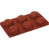Cerf Dellier Moule silicone 6 tourbillons