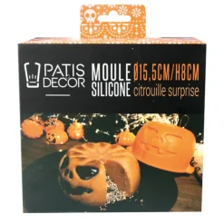 Cerf Dellier Moule silicone citrouille surprise 3D