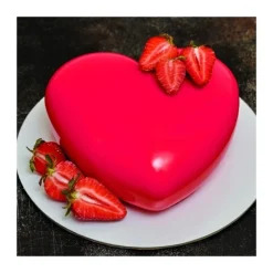 Cerf Dellier Moule Silicone Coeur Bombé