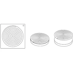 Cerf Dellier Moule silicone Ipnosi grand Pavoni