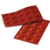 Cerf Dellier Moule silicone mini-tartelettes 15 x Ø 4,5 cm