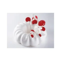 Cerf Dellier Moule silicone savarin Queen Pavoni