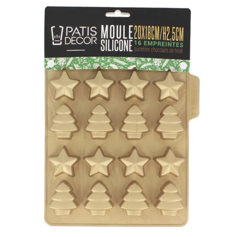 Cerf Dellier Moule sucette chocolat de Noël