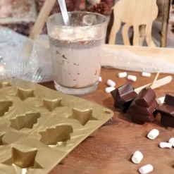 Cerf Dellier Moule sucette chocolat de Noël