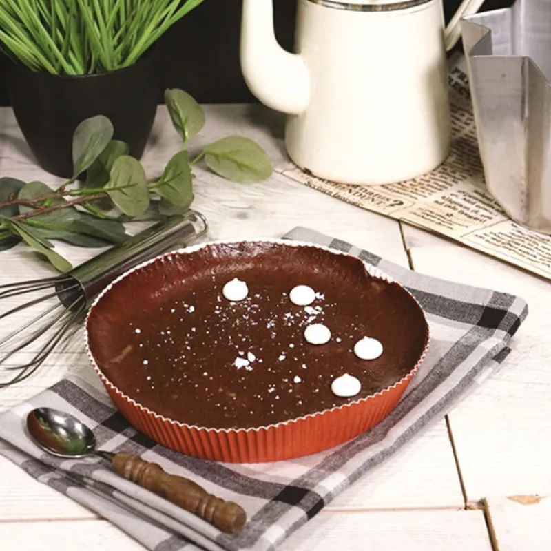 Cerf Dellier Moules à tarte à bords cannelés jetables 17 cm (x4)