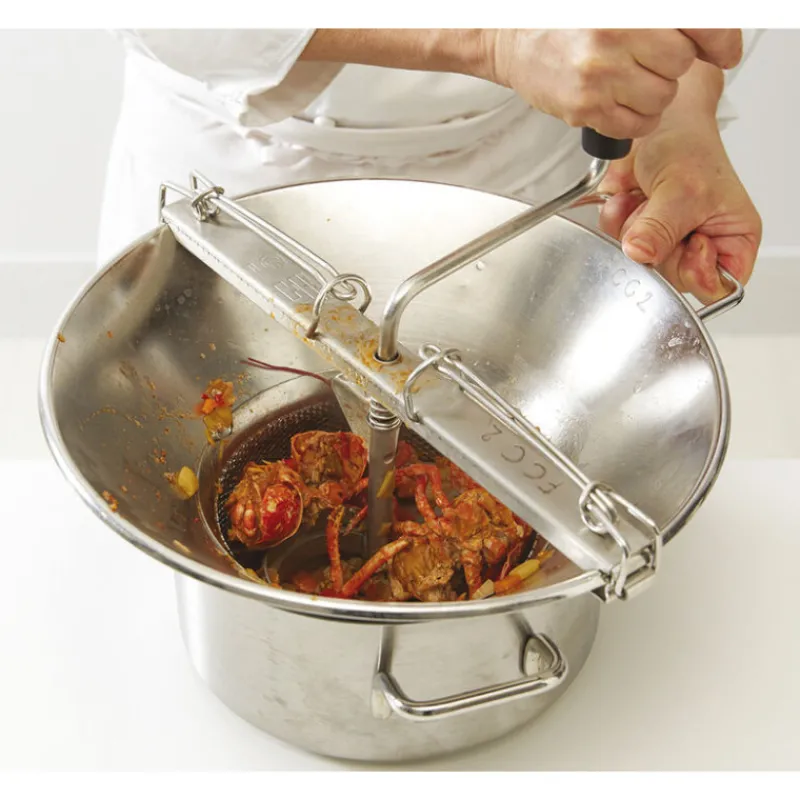 Cerf Dellier Moulins à légumes n°5 inox avec 1 grille 3 mm