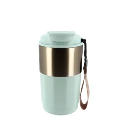 Cerf Dellier Mug isotherme vert et or - 450 ml