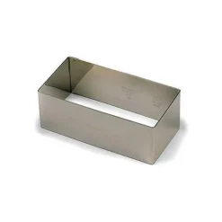 Cerf Dellier Nonnette Rectangle inox 12 x 6 cm