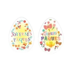 Cerf Dellier Oeufs azyme Joyeuses Pâques assortis (x24)