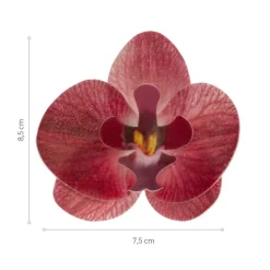 Cerf Dellier Orchidées rouges azyme (x10)