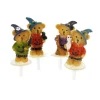 Cerf Dellier Ours d'Halloween assortis sur pique (x30)