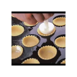 Cerf Dellier Outil de fonçage 2 têtes polypropylène pour tartelettes unies et barquettes