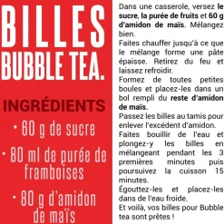 Cerf Dellier Pailles à bubble tea (x10)