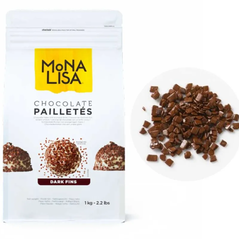 Cerf Dellier Pailletés Fins Chocolat 1 kg