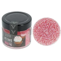 Cerf Dellier Paillettes alimentaires roses