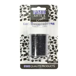 Cerf Dellier Paillettes irisées noires PME (7 g)