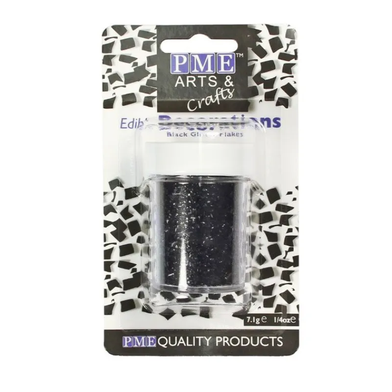 Cerf Dellier Paillettes irisées noires PME (7 g)