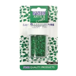 Cerf Dellier Paillettes irisées vertes PME (7 g)