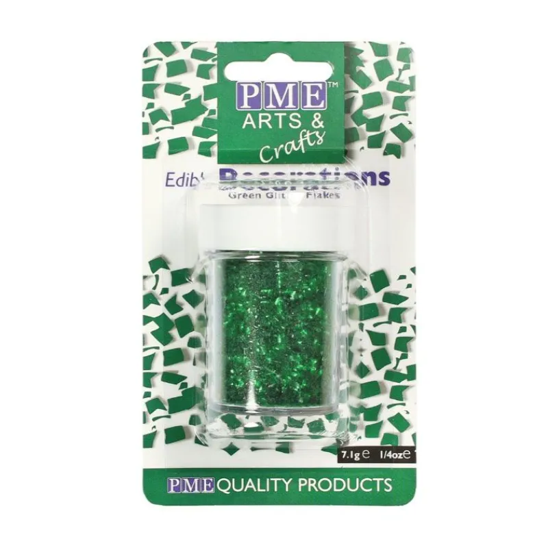 Cerf Dellier Paillettes irisées vertes PME (7 g)