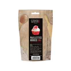 Cerf Dellier Paillettes rouges comestibles 300 g