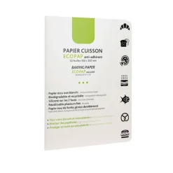 Cerf Dellier Papier de cuisson EcoPap anti-adhérent 40 x 30 cm (x 50 feuilles)