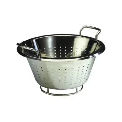 Cerf Dellier Passoire inox conique à anses 40 cm