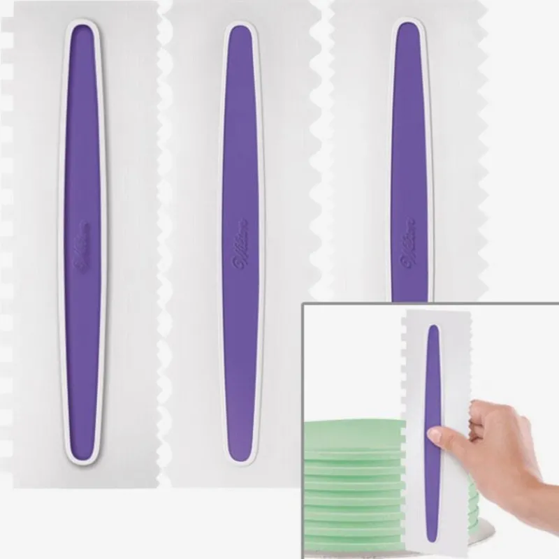 Cerf Dellier Peignes à glaçage assortis Wilton (x3)