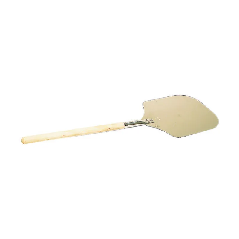 Cerf Dellier Pelle à pizza aluminium 35x30 cm manche bois longueur totale 87,5 cm