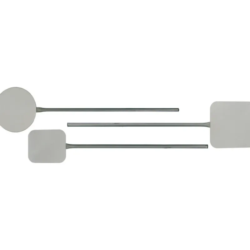 Cerf Dellier Pelle à pizza inox avec manche 92,5 cm carrée 40x40 cm