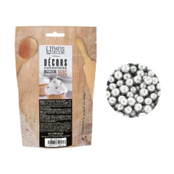 Cerf Dellier Perles  argentées comestibles Ø 5 mm 350 g