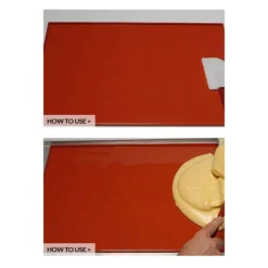 Cerf Dellier Petit tapis silicone gâteaux roulés 42 x 35 cm