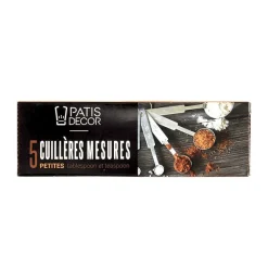 Cerf Dellier Petites cuillères à mesure inox assorties (x5)