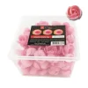 Cerf Dellier Petites roses roses en azyme (x100)