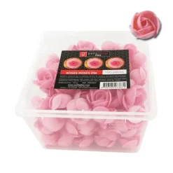 Cerf Dellier Petites roses roses en azyme (x100)