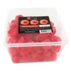 Cerf Dellier Petites roses rouges en azyme (x100)