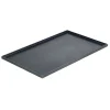 Cerf Dellier Plaque bords droits en tôle d'acier 40 x 30 cm De Buyer