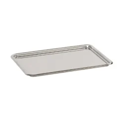 Cerf Dellier Plateau pâtissier inox bords ronds 31 cm